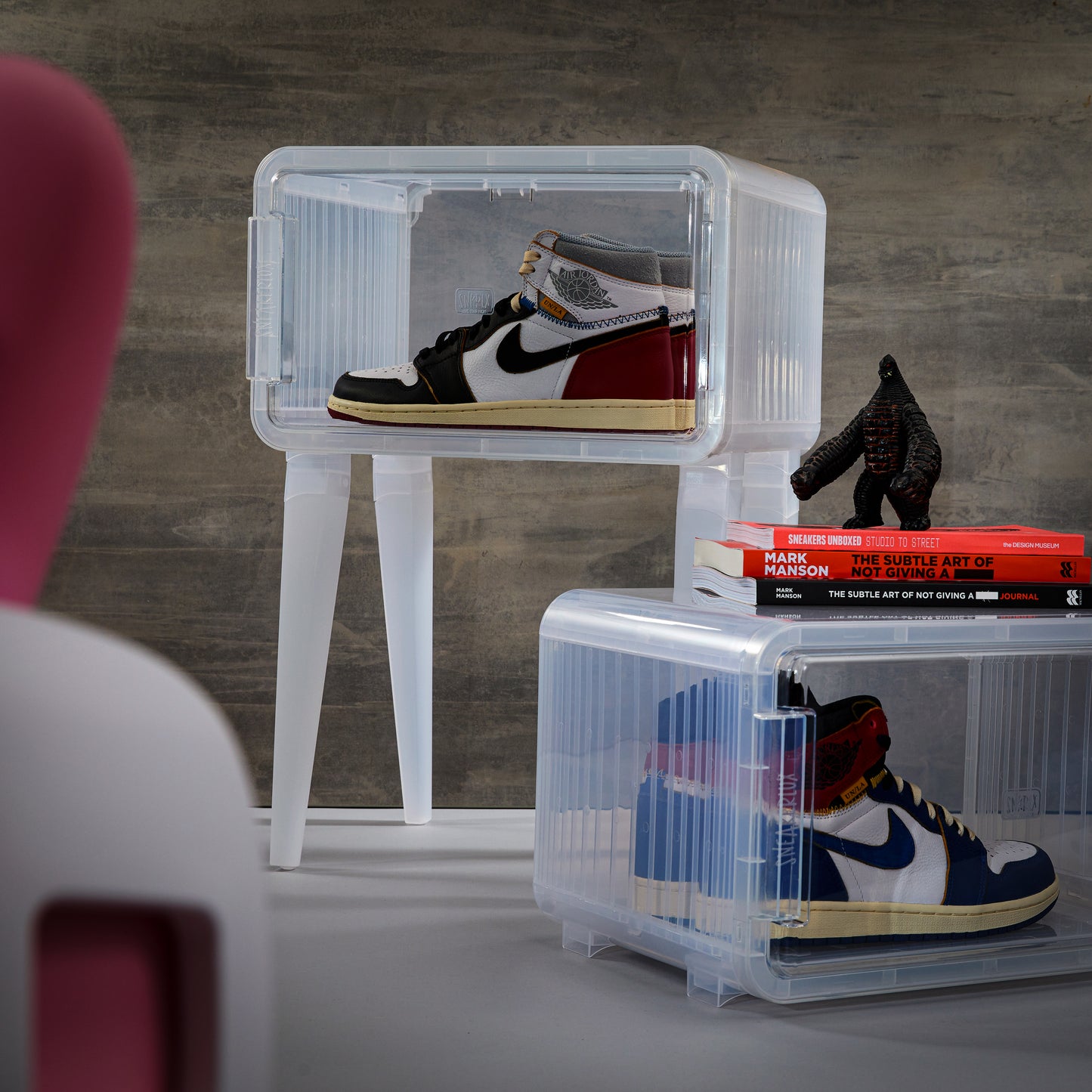 Pack of 4 clear legs - SNEAKERLUX