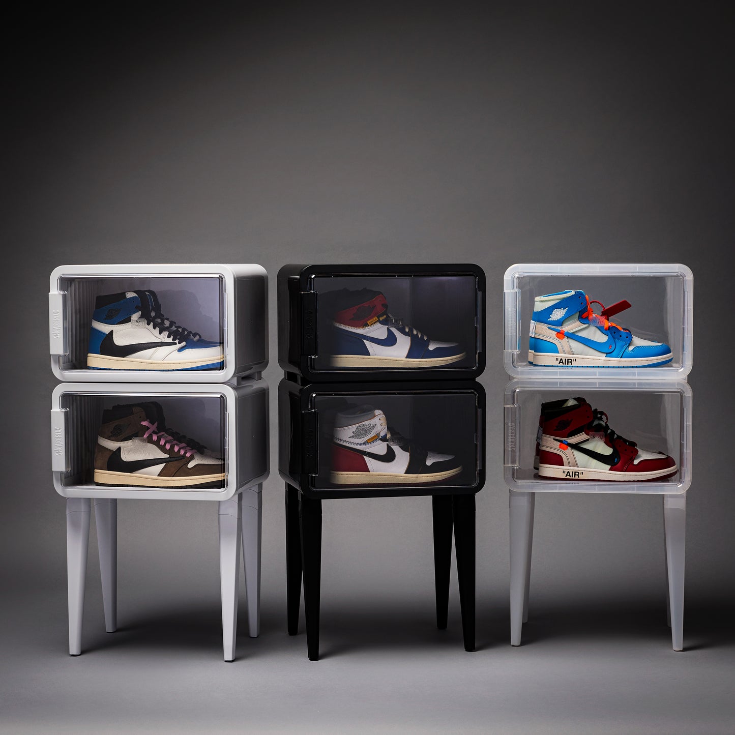 Pack of 2 XL premium white sneaker boxes - SNEAKERLUX