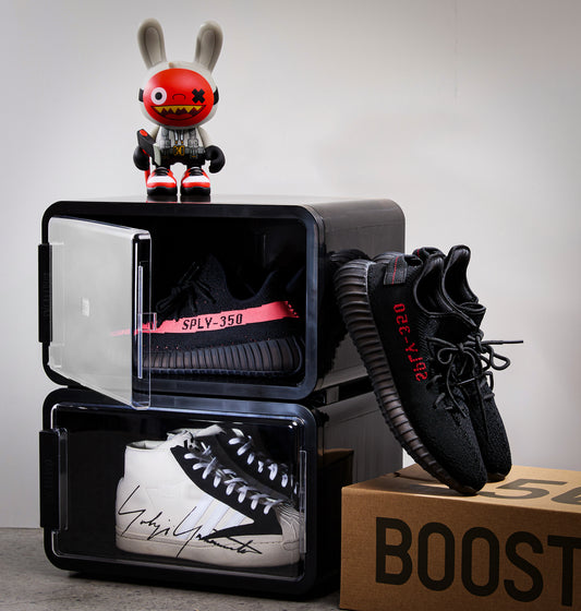 Multi buy - 3 x Pack of 2 sneaker boxes - BLACK