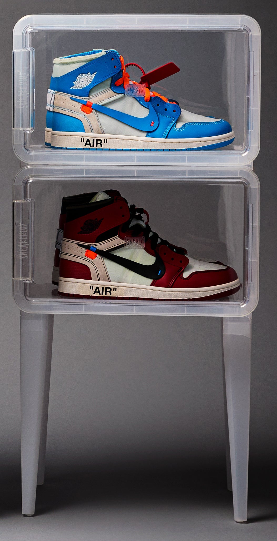 Pack of 4 clear legs - SNEAKERLUX
