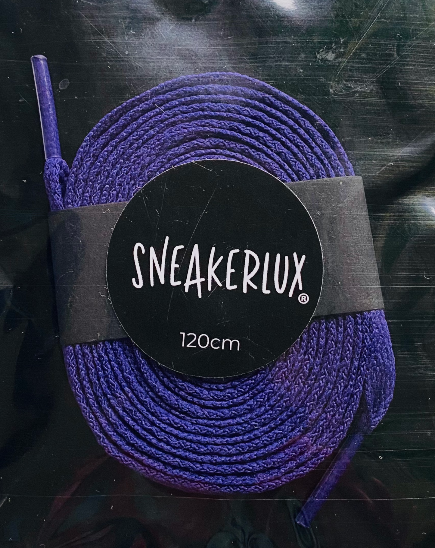 Dark purple laces